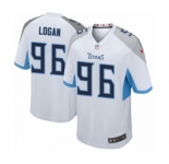 Men's Nike Tennessee Titans #96 Bennie Logan Game White NFL Jersey
