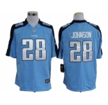 nike nfl jerseys tennessee titans #28 chris johnson blue[game]