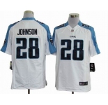 nike nfl jerseys tennessee titans #28 chris johnson white[game]
