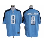 nike nfl jerseys tennessee titans #8 matt hasselbeck blue[game]