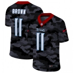 Men New Nike Tennessee Titans #11 Brown 2020 Nike 2ndCamo Salute to Service Limited