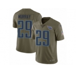 Men Nike Tennessee Titans #29 DeMarco Murray Limited Olive 2017 Salute to Service NFL Jersey