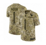 Men's Nike Tennessee Titans #1 Warren Moon Limited Camo 2018 Salute to Service NFL Jersey