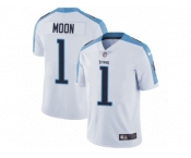 Men's Nike Tennessee Titans #1 Warren Moon Vapor Untouchable Limited White NFL Jersey
