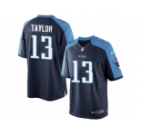 Men's Nike Tennessee Titans #13 Taywan Taylor Limited Navy Blue Alternate NFL Jersey
