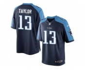 Men's Nike Tennessee Titans #13 Taywan Taylor Limited Navy Blue Alternate NFL Jersey