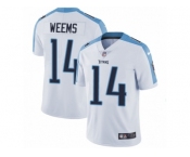 Men's Nike Tennessee Titans #14 Eric Weems Vapor Untouchable Limited White NFL Jersey