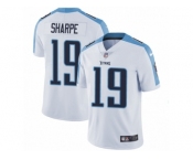 Men's Nike Tennessee Titans #19 Tajae Sharpe Vapor Untouchable Limited White NFL Jersey