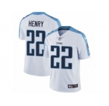 Men's Nike Tennessee Titans #22 Derrick Henry Vapor Untouchable Limited White NFL Jersey