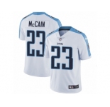 Men's Nike Tennessee Titans #23 Brice McCain Limited White NFL Jersey