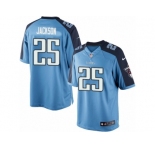 Men's Nike Tennessee Titans #25 Adoree' Jackson Limited Light Blue Team Color NFL Jersey