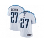 Men's Nike Tennessee Titans #27 Eddie George Vapor Untouchable Limited White NFL Jersey