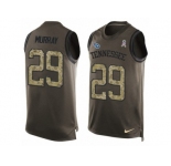 Men's Nike Tennessee Titans #29 DeMarco Murray Limited Green Salute to Service Tank Top NFL Jersey