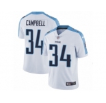 Men's Nike Tennessee Titans #34 Earl Campbell Vapor Untouchable Limited White NFL Jersey