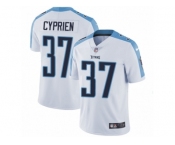 Men's Nike Tennessee Titans #37 Johnathan Cyprien Vapor Untouchable Limited White NFL Jersey