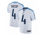 Men's Nike Tennessee Titans #4 Ryan Succop Vapor Untouchable Limited White NFL Jersey
