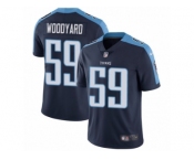 Men's Nike Tennessee Titans #59 Wesley Woodyard Vapor Untouchable Limited Navy Blue Alternate NFL Jersey