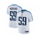 Men's Nike Tennessee Titans #59 Wesley Woodyard Vapor Untouchable Limited White NFL Jersey