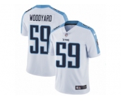 Men's Nike Tennessee Titans #59 Wesley Woodyard Vapor Untouchable Limited White NFL Jersey