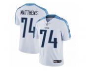 Men's Nike Tennessee Titans #74 Bruce Matthews Vapor Untouchable Limited White NFL Jersey
