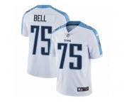 Men's Nike Tennessee Titans #75 Byron Bell Vapor Untouchable Limited White NFL Jersey