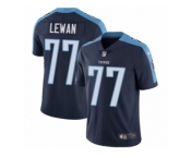 Men's Nike Tennessee Titans #77 Taylor Lewan Vapor Untouchable Limited Navy Blue Alternate NFL Jersey