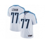 Men's Nike Tennessee Titans #77 Taylor Lewan Vapor Untouchable Limited White NFL Jersey