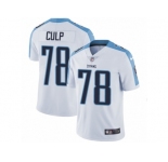 Men's Nike Tennessee Titans #78 Curley Culp Vapor Untouchable Limited White NFL Jersey