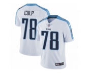 Men's Nike Tennessee Titans #78 Curley Culp Vapor Untouchable Limited White NFL Jersey