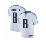 Men's Nike Tennessee Titans #8 Marcus Mariota Vapor Untouchable Limited White NFL Jersey