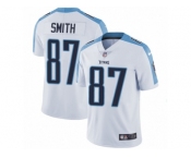 Men's Nike Tennessee Titans #87 Jonnu Smith Vapor Untouchable Limited White NFL Jersey