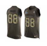 Men's Nike Tennessee Titans #88 Jace Amaro Limited Green Salute to Service Tank Top NFL Jersey