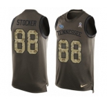 Men's Nike Tennessee Titans #88 Luke Stocker Limited Green Salute to Service Tank Top NFL Jersey