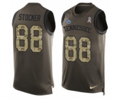 Men's Nike Tennessee Titans #88 Luke Stocker Limited Green Salute to Service Tank Top NFL Jersey