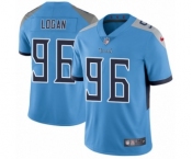 Men's Nike Tennessee Titans #96 Bennie Logan Light Blue Alternate Vapor Untouchable Limited Player NFL Jersey