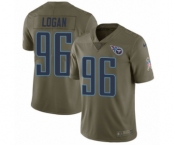 Men's Nike Tennessee Titans #96 Bennie Logan Limited Olive 2017 Salute to Service NFL Jersey