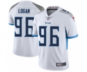 Men's Nike Tennessee Titans #96 Bennie Logan White Vapor Untouchable Limited Player NFL Jersey