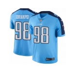Men's Nike Tennessee Titans #98 Brian Orakpo Limited Light Blue Rush NFL Jersey