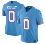 Men's Tennessee Titans #0 Calvin Ridley Light Blue 2026 F.U.S.E. Vapor Limited Stitched Football Jersey