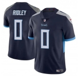 Men's Tennessee Titans #0 Calvin Ridley Navy Vapor Limited Football Stitched Jersey