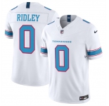 Men's Tennessee Titans #0 Calvin Ridley White 2026 F.U.S.E. Vapor Limited Stitched Football Jersey