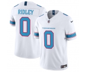 Men's Tennessee Titans #0 Calvin Ridley White 2026 F.U.S.E. Vapor Limited Stitched Football Jersey