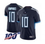 Men's Tennessee Titans #10 Adam Humphries Navy Blue Team Color Vapor Untouchable Limited Player 100th Season Football Jersey