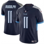 Men's Tennessee Titans #11 Mason Rudolph Navy Vapor Limited Football Stitched Jersey