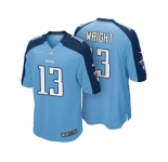 Men's Tennessee Titans #13 Kendall Wright Blue Color Rush Limited Jersey