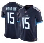 Men's Tennessee Titans #15 Nick Westbrook-Ikhine Navy 2024 F.U.S.E. Vapor Limited Football Stitched Jersey