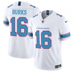 Men's Tennessee Titans #16 Treylon Burks White 2026 F.U.S.E. Vapor Limited Stitched Football Jersey