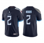 Men's Tennessee Titans #2 Robert Woods Navy Vapor Untouchable Stitched Jersey