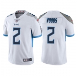 Men's Tennessee Titans #2 Robert Woods White Vapor Untouchable Stitched Jersey