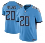 Men's Tennessee Titans #20 Tony Pollard Blue Vapor Limited Football Stitched Jersey